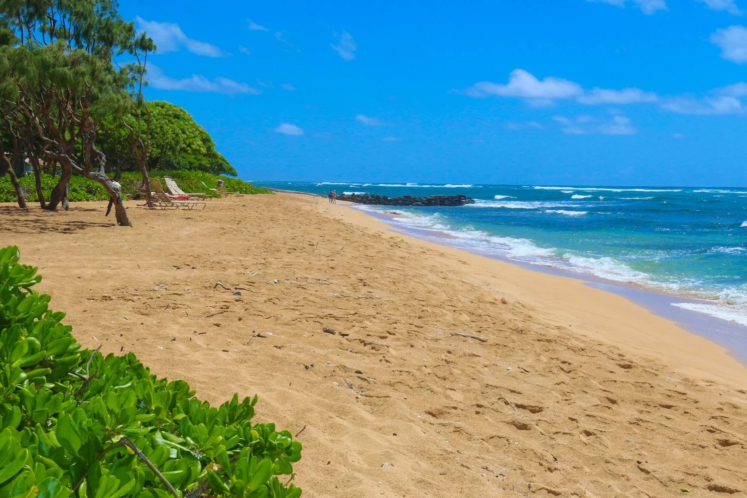 kauai wedding photo location waipouli beach 