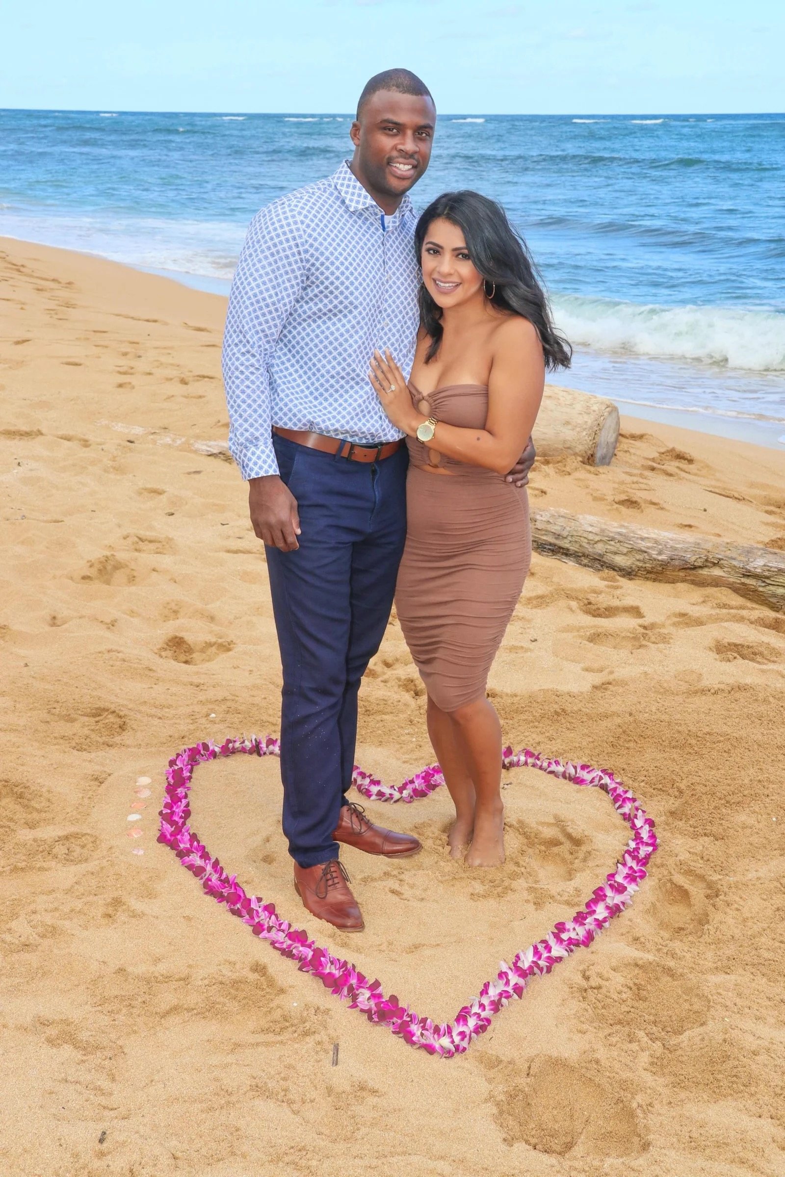 Waipouli Beach wedding photo location